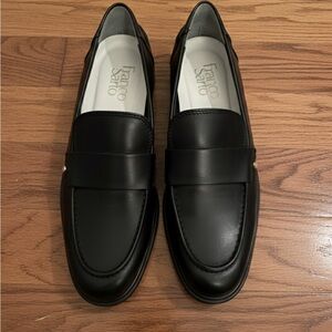 Franco Sarto Men's Classic Black Slip-On Loafers